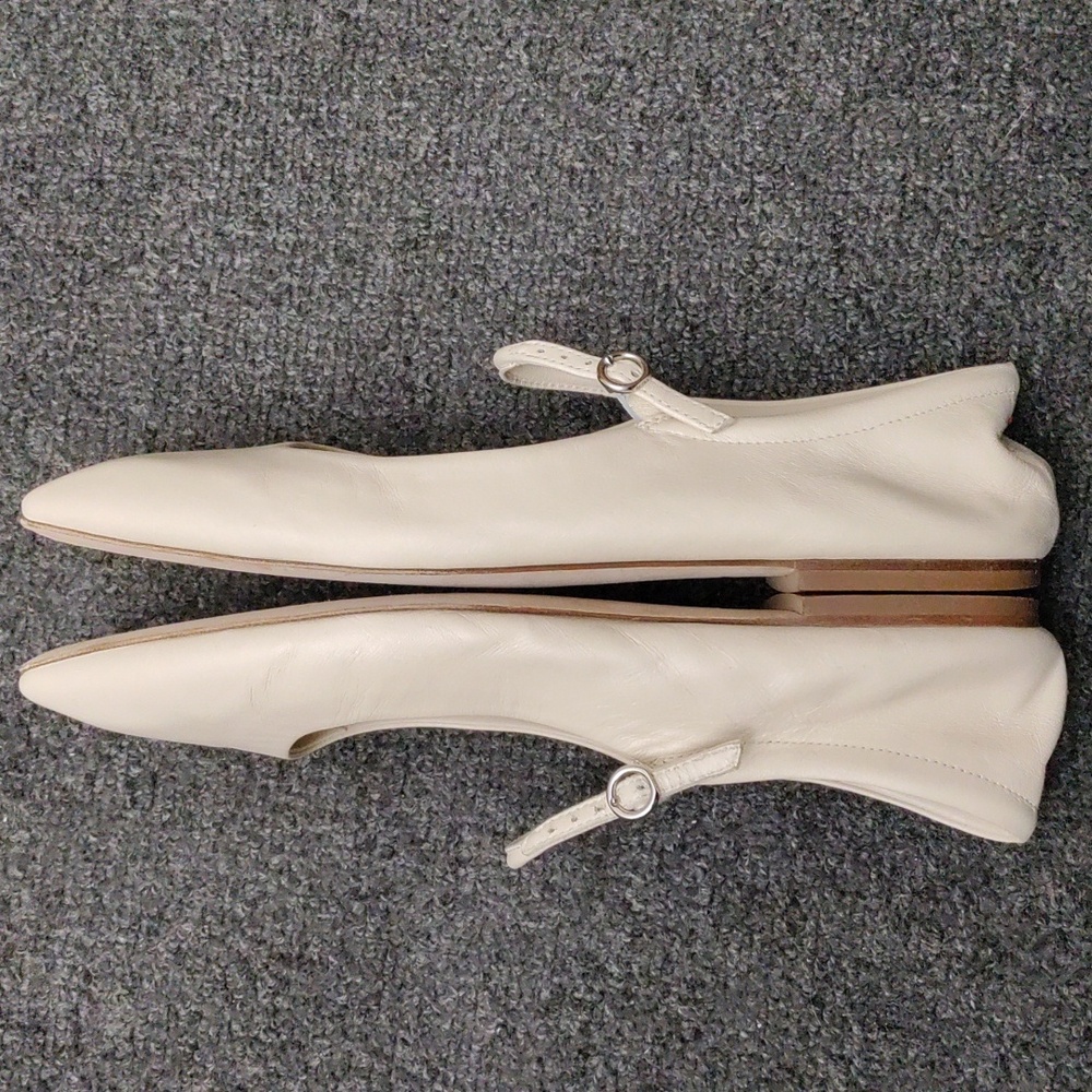 Aeyde "Uma" Leather Mary-Jane Flats - Picture 7 of 16